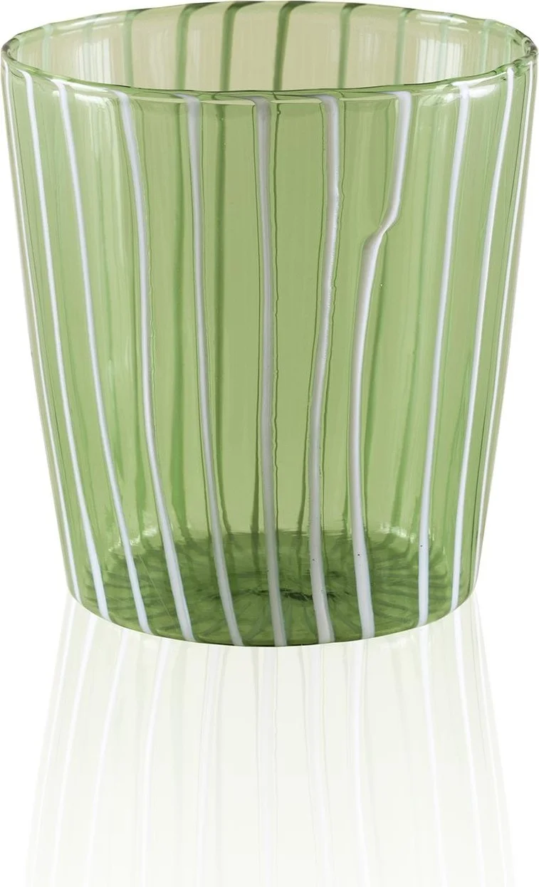 ذا ميا Line Water Glass Green 320 ml