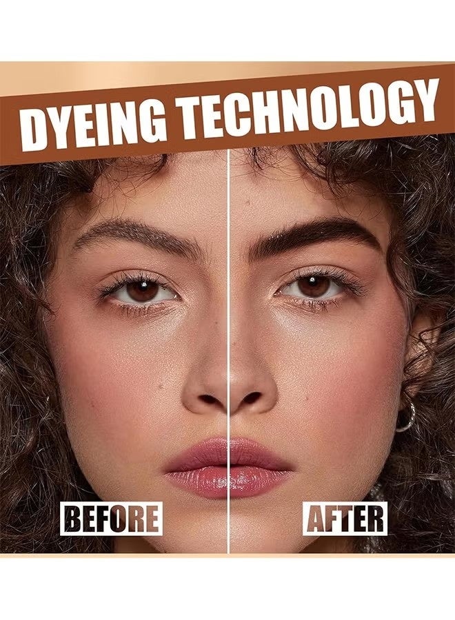 PAGE VINE Peel-Off Brow Gel，Tattoo Brow, Tattoo Peel Off Eyebrow Gel Tint, Semi Permanent Tattoo Brow Peel Off Tint Gel, Easy Peel Off Tin, Last Up to 5 Days, Waterproof and Sweat Resistant #03 - Image 2