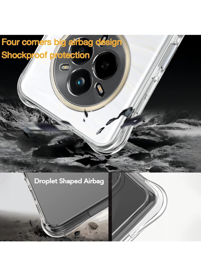 Generic Transparent Anti-drop Case for Realme 14 Pro+ Clear TPU Four Corners Protection Cover Soft funda  - Image 2