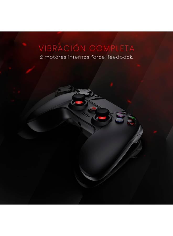 ريدراجون G818 JUNO Bluetooth Gamepad , Joystick with Dual Vibration, Harrow, for Windows PC, PS3, Playstation, Android, Xbox 360 (Black) - Image 4