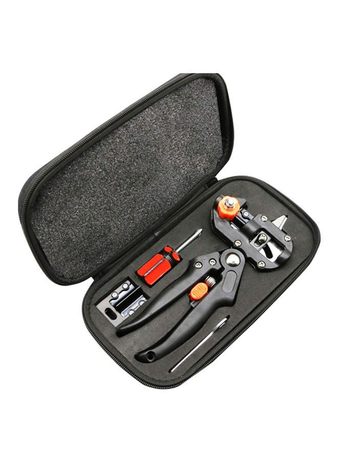 NIBEMINENT 3-Blade Garden Fruit Tree Tool Set Black/Orange  - Image 2