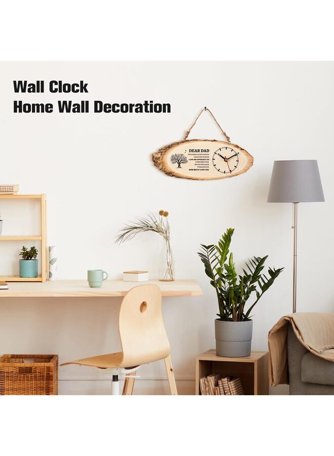 Wooden Clock Dad Birthday Gift - Image 4