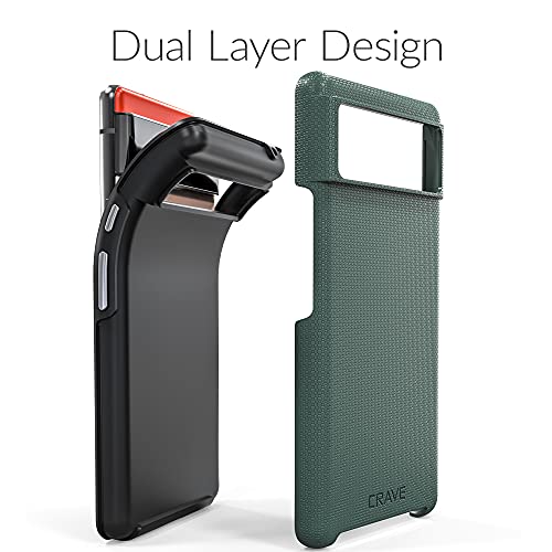 Crave Dual Guard for Google Pixel 6, Shockproof Protection Dual Layer Case for Google Pixel 6 - Blush - Image 4
