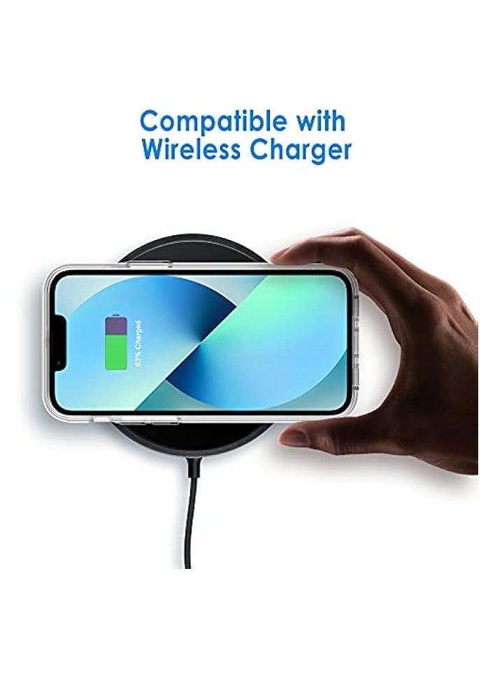 JETech Case for iPhone 13 mini 5.4-Inch, Non-Yellowing Shockproof Phone Bumper Cover, Anti-Scratch Clear Back (Clear) - Image 4