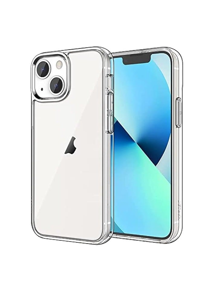 JETech Case for iPhone 13 mini 5.4-Inch, Non-Yellowing Shockproof Phone Bumper Cover, Anti-Scratch Clear Back (Clear) - Image 1