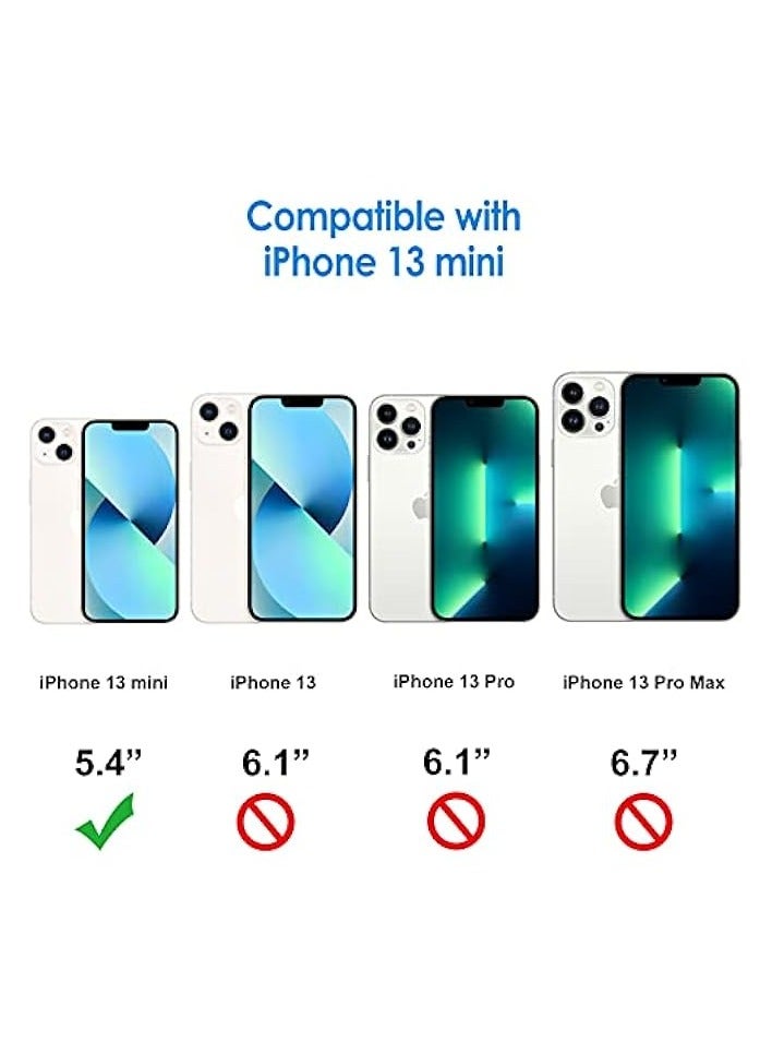JETech Case for iPhone 13 mini 5.4-Inch, Non-Yellowing Shockproof Phone Bumper Cover, Anti-Scratch Clear Back (Clear) - Image 2