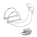 BADAO 2Pack Locking PinsTrailer Pin with Antilost Rope RingPremium Trailer Hitch PinHitch Locking PinProfessional Trailer Coupler Pins for Farm Lawn Garden Wagons TowingSize 14 x 23663mm x 60mm - Image 2