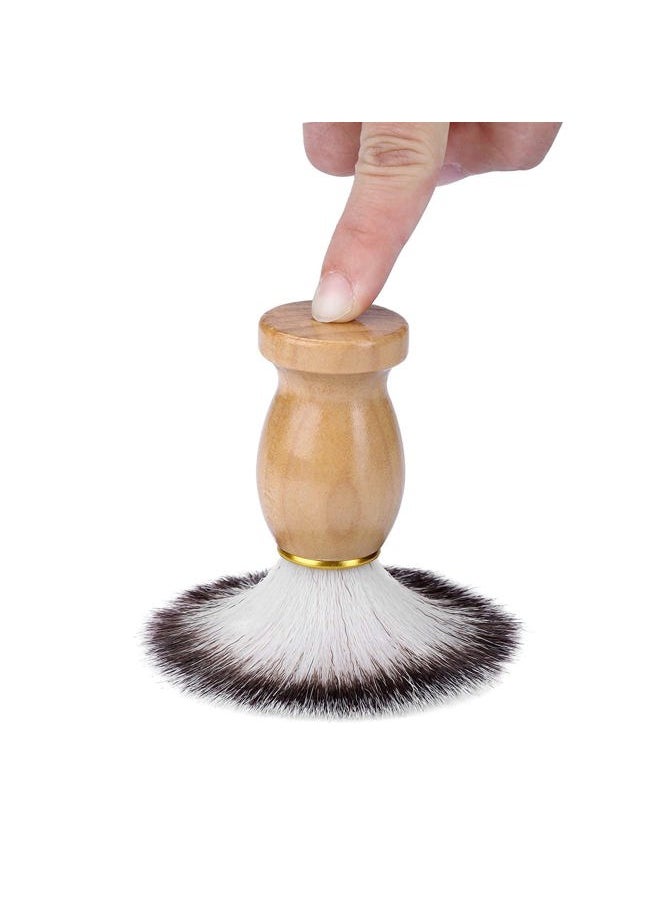 CCbeauty - Mens Shaving Brush and Bowl Set, 4 in 1 Badger Shave Brushes Kit with Stainless Steel Bowl & Soap Mug, Safety Razor Stand, Birthday Boyfriend Dad Gifts Set for Men, Shaving Cream 3.5Oz - Image 1
