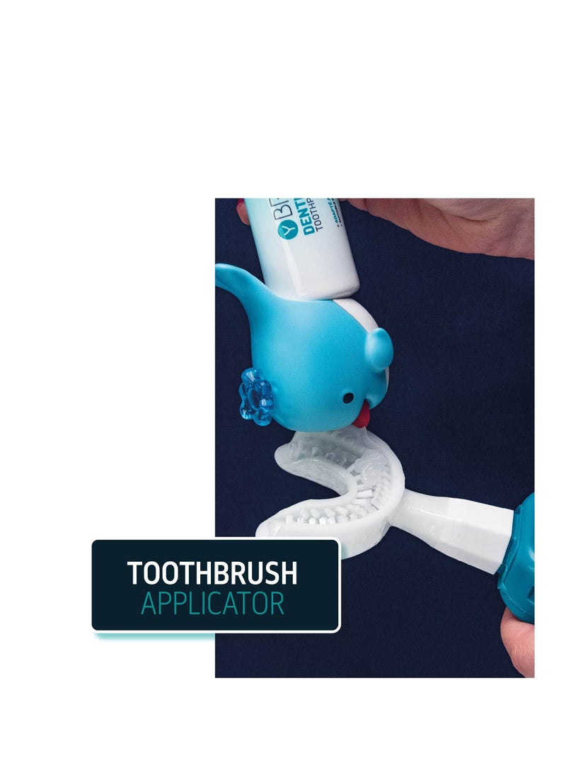 y-brush Y Brush NylonStart Kids Electric Toothbrush 10 Seconds Toothbrush Technology with Sonic Vibrations for Smooth Brush Stickers and Whale Applicator Included - Image 5