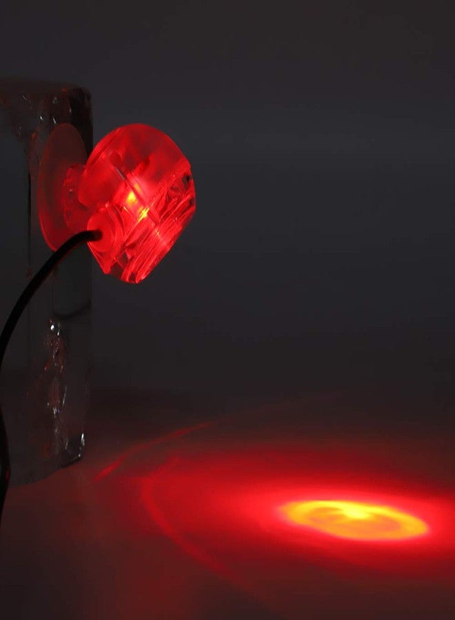 Zerodis LED Fish Spot Light, Plastic LED Fish Colourful Color Change Light Submersible Aquarium Night Light(US Plug Colourful Discoloring) - Image 2