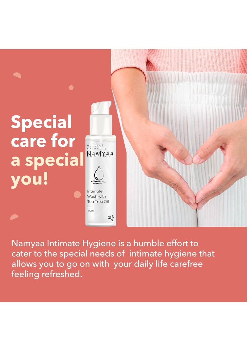 NAMYAA - Namyaa Intimate Hygiene Wash With Tea Tree Extracts, 100 Ml - Image 1