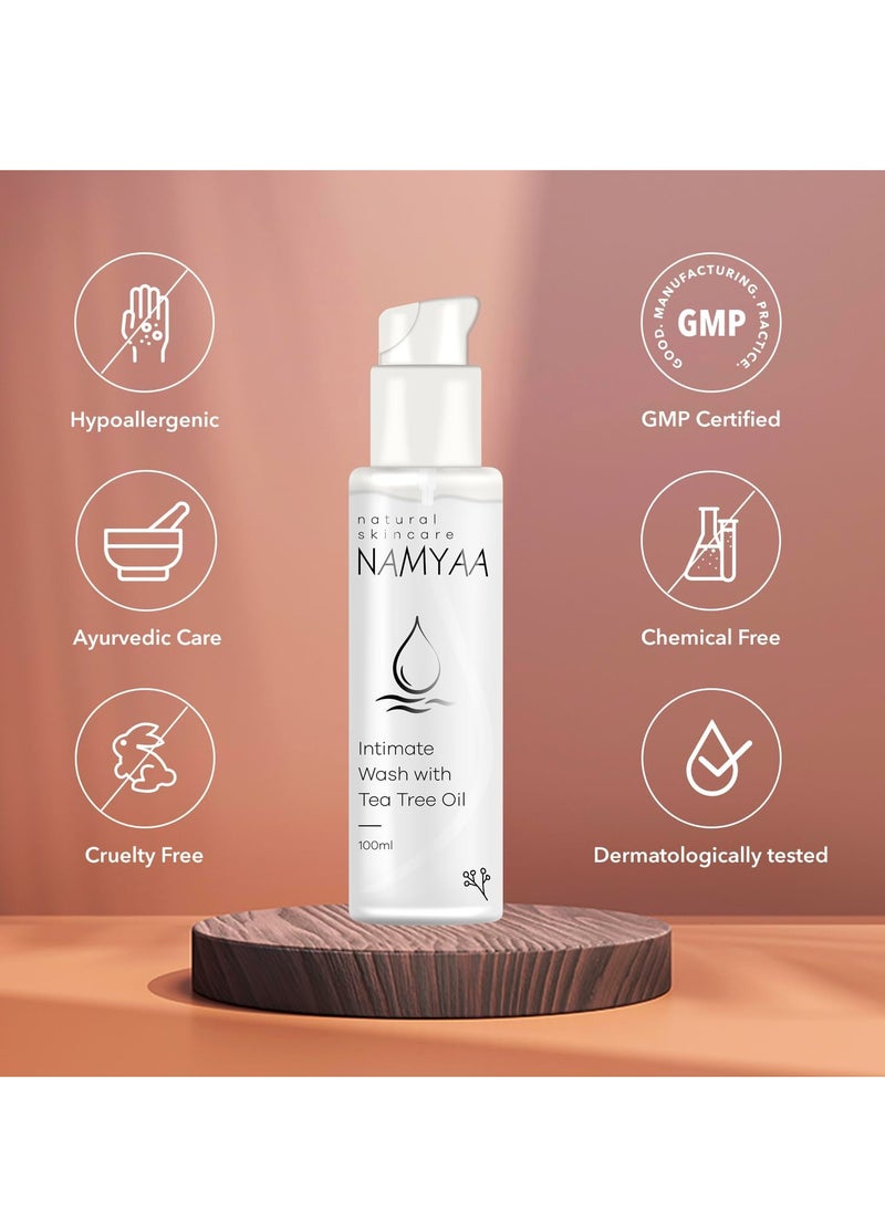 NAMYAA - Namyaa Intimate Hygiene Wash With Tea Tree Extracts, 100 Ml - Image 1