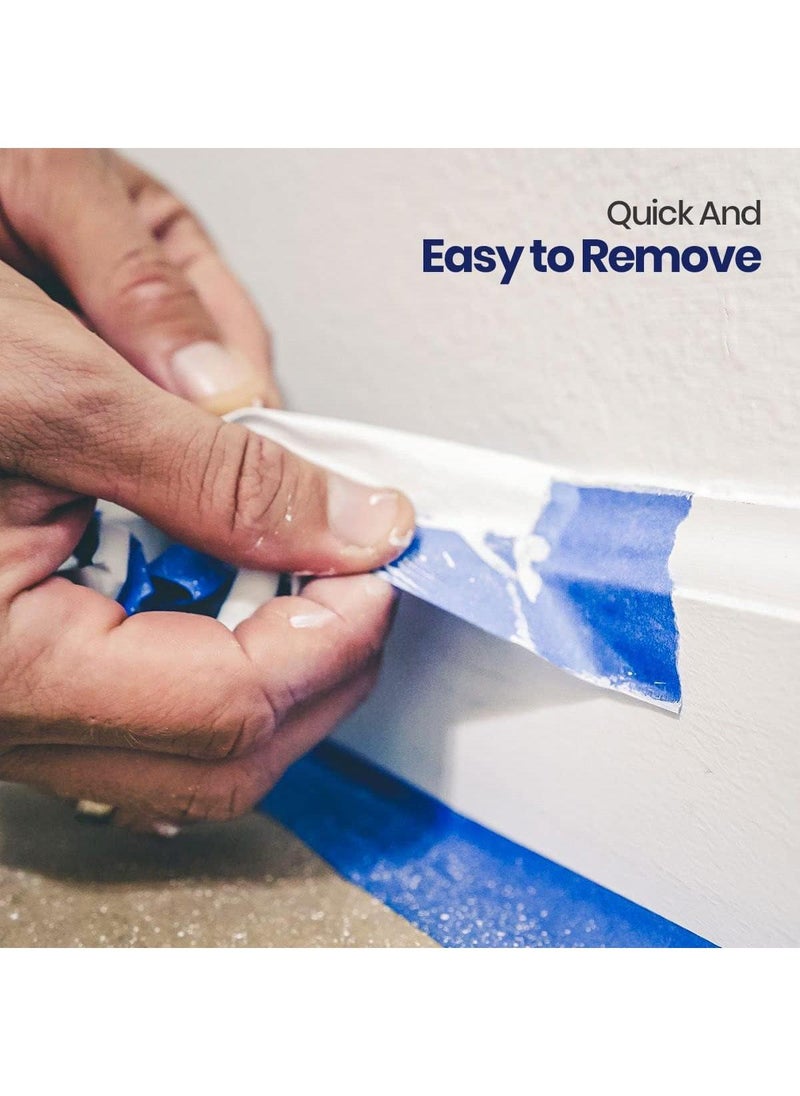 Y&D 3.2cm Wide * 50m Long DIY Painting Decoration Process Paste Blue Beauty Lines Can Be Written Spray Paint Masking Tape  - Image 5