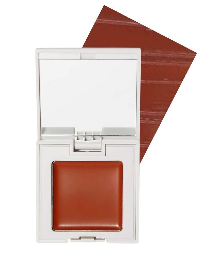 REFY Cream Blush Rust – Deep Burnt Orange with Warm Tones, Creamy Buildable Flush with Natural Dewy Finish, 0.05 oz / 1.5 g - Image 1