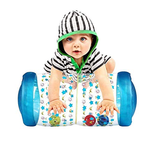 QINGBAO Fidget Toys Baby Crawling Fitness Toys Exercise Your Babys Hearing and Touch Exercise Your Babys Muscles and Coordination Baby Toys for 6 Months 1 2 3 Year olds Blue - Image 1