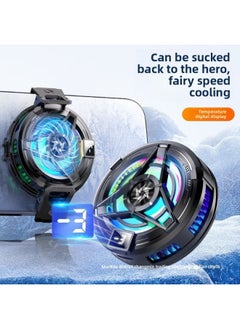 بيوينتي Magnetic Suction Mobile Phone Radiator Semiconductor Icing Refrigeration Game Mobile Phone Cooling Artifact Apple Android General Other-Color:❤【super Performance + Gaming Finger Gloves】 - Mobile Pho  - Image 2
