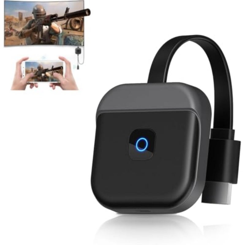محول دونجل عرض HDMI لاسلكي من X Spring، اتصال ثابت ثنائي النطاق 2.4 جيجا 5 جيجا واي فاي، مستقبل تلفزيون 4K فائق الدقة، يدعم تطابق الشاشة من أجهزة الكمبيوتر المحمولة والأجهزة اللوحية والهواتف - Image 1