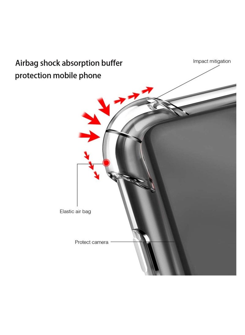 Aookay [1+2] For Motorola Moto G04 / Moto G24 Phone Case with Screen Protector, Clear Reinforced Corner TPU Shock Absorption Flexible Shell, Ultra-Thin Protective Case - Image 2