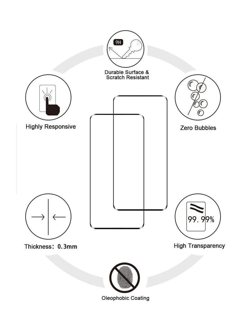 Aookay [1+2] For Motorola Moto G04 / Moto G24 Phone Case with Screen Protector, Clear Reinforced Corner TPU Shock Absorption Flexible Shell, Ultra-Thin Protective Case - Image 3