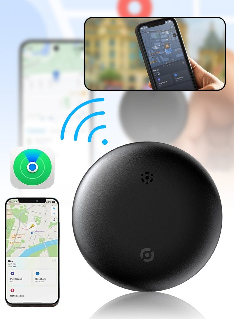 Smart Tracker Item Finder, Ultra Mini Size Key Finder for Apple Find My (iOS Only) Item Locator for Luggage, Wallet, Bicycle, Pets, etc., IPX6 Waterproof - Image 1