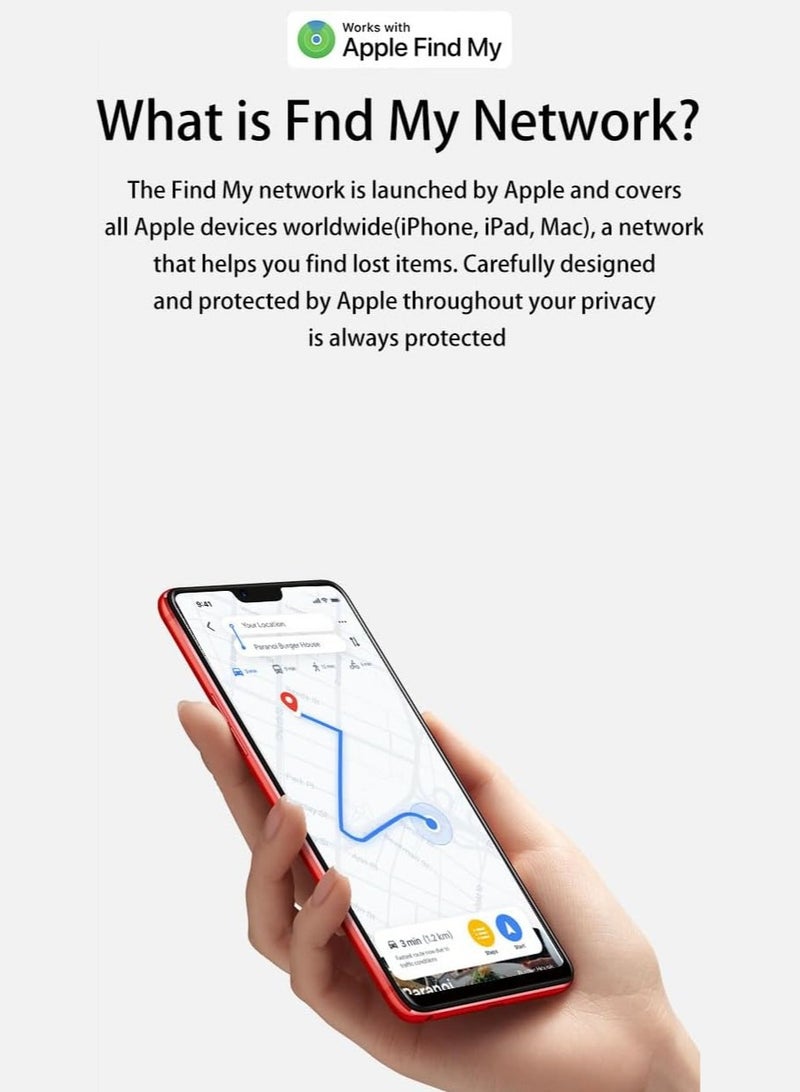 Smart Tracker Item Finder, Ultra Mini Size Key Finder for Apple Find My (iOS Only) Item Locator for Luggage, Wallet, Bicycle, Pets, etc., IPX6 Waterproof - Image 3
