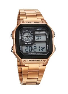Sonata SF Hexa Metal Digital Dial Stainless Steel Strap Watch for Unisex  - Image 1