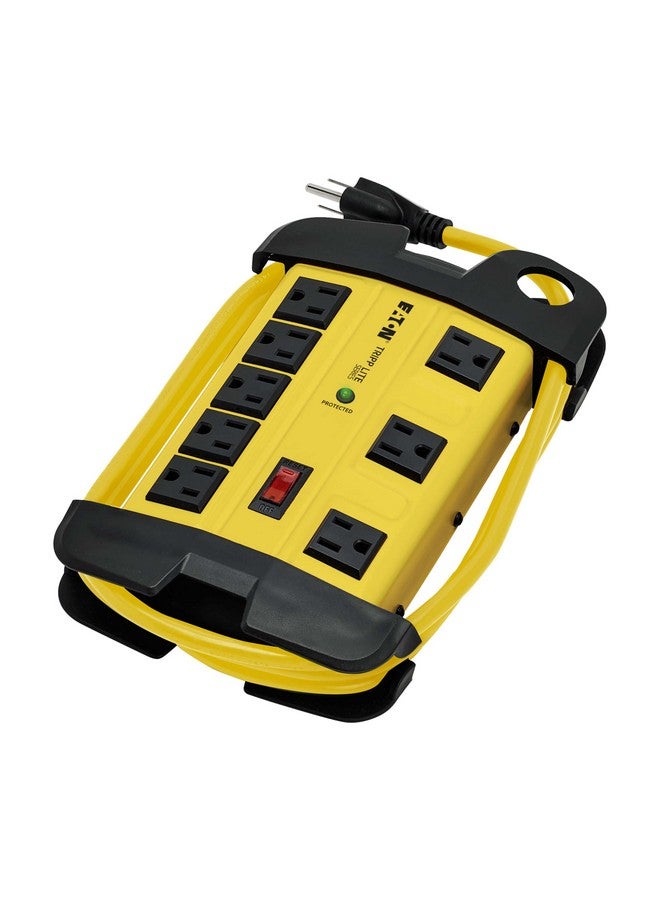 Tripp Lite Tripp Lite 8 Outlet Industrial Safety Surge Protector Heavy Duty Power Strip, 25ft Cord, Cord Wrap & Hang Holes, Metal, Lifetime Limited Warranty & $100K INSURANCE (TLM825SA)  - Image 5