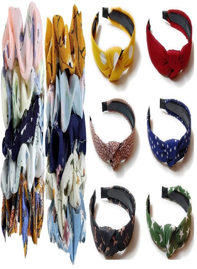 DIAN Multicolor Pack of 16 Hair Scrunchies & Hair bands, Hair Ponytail Holder, Hair Tie, Hair Bow, Rubber Band Printed for Girl, Teens and Women - Image 1