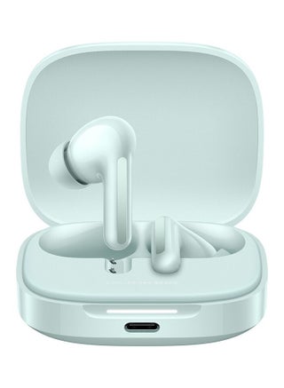 Redmi Buds 6 | Dual-driver Hi-Fi sound | Up to 49dB and 2kHz ANC | 2 MIC AI noise reduction | Up to 42h battery life with case | IP54 | Coral Green