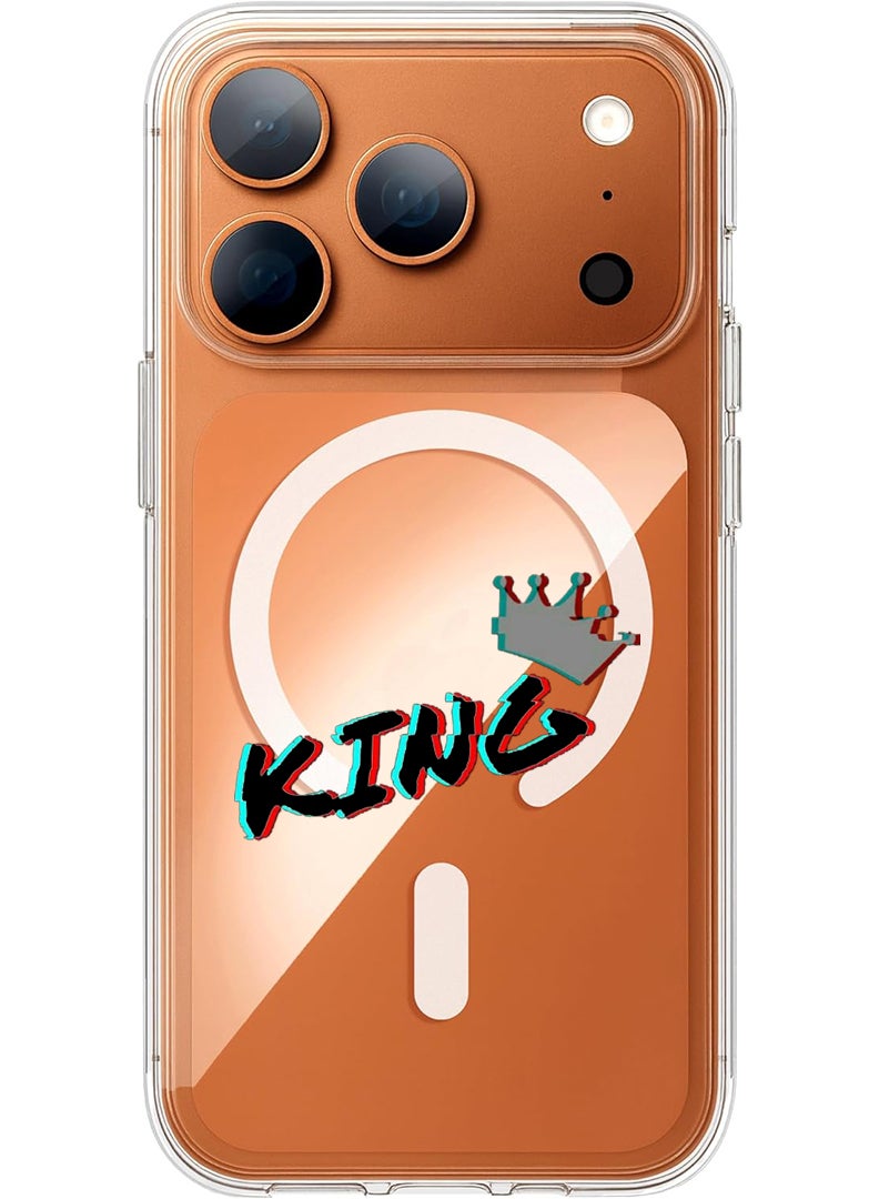 Theodor Magnetic Case for Apple iPhone 17 Pro Compatible with MagSafe Wireless Charging, Shockproof Phone Bumper Cover - KitKat - Image 1