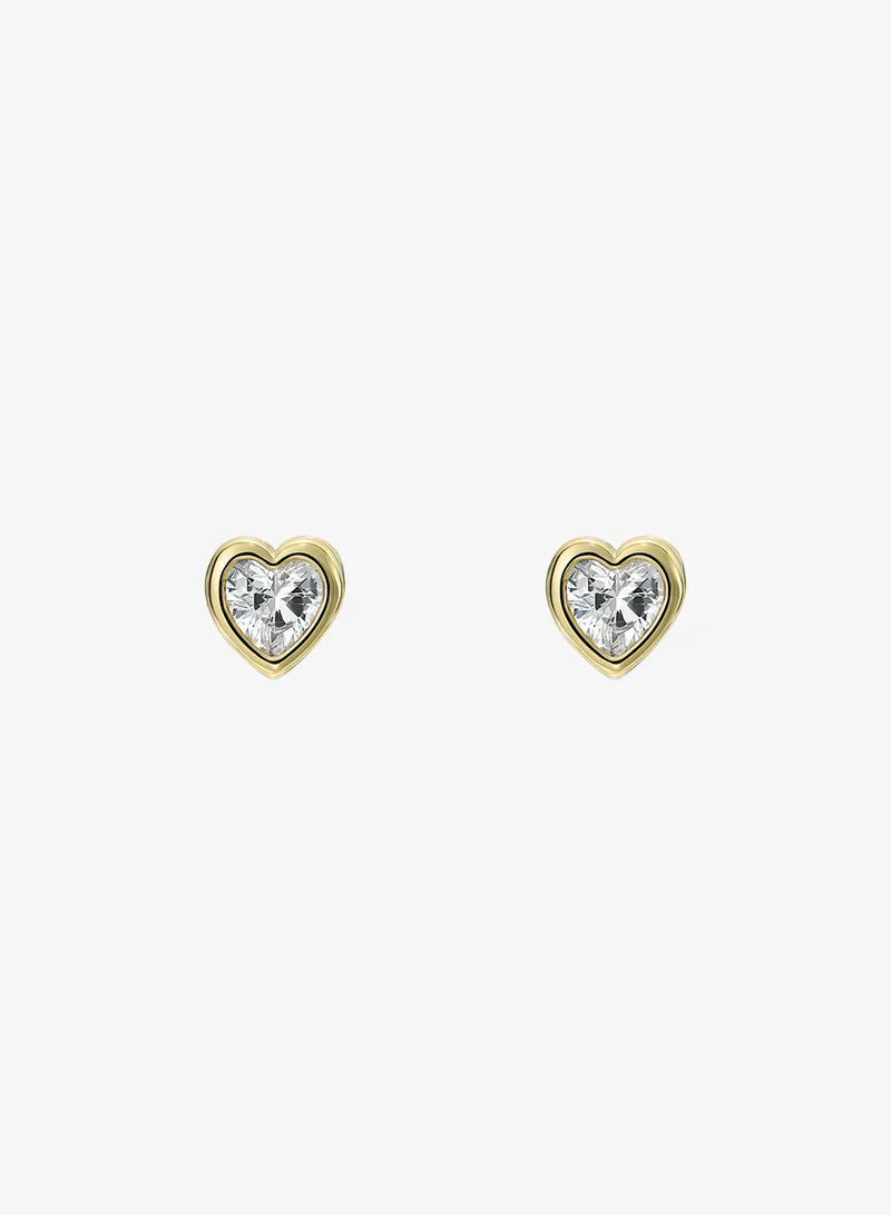 Harmony Mini Crystal Heart Stud Earrings