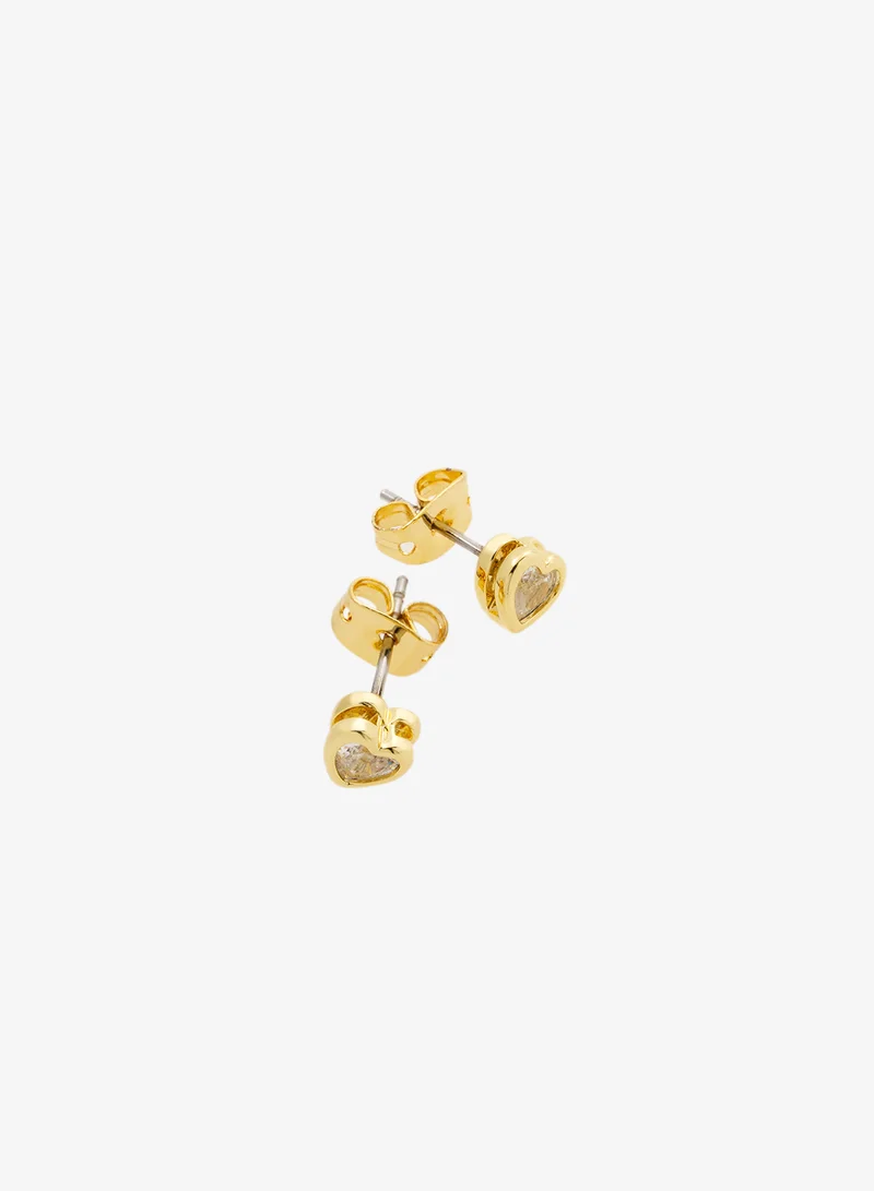 Ted Baker  Harmony Mini Crystal Heart Stud Earrings for Women | Best Price UAE