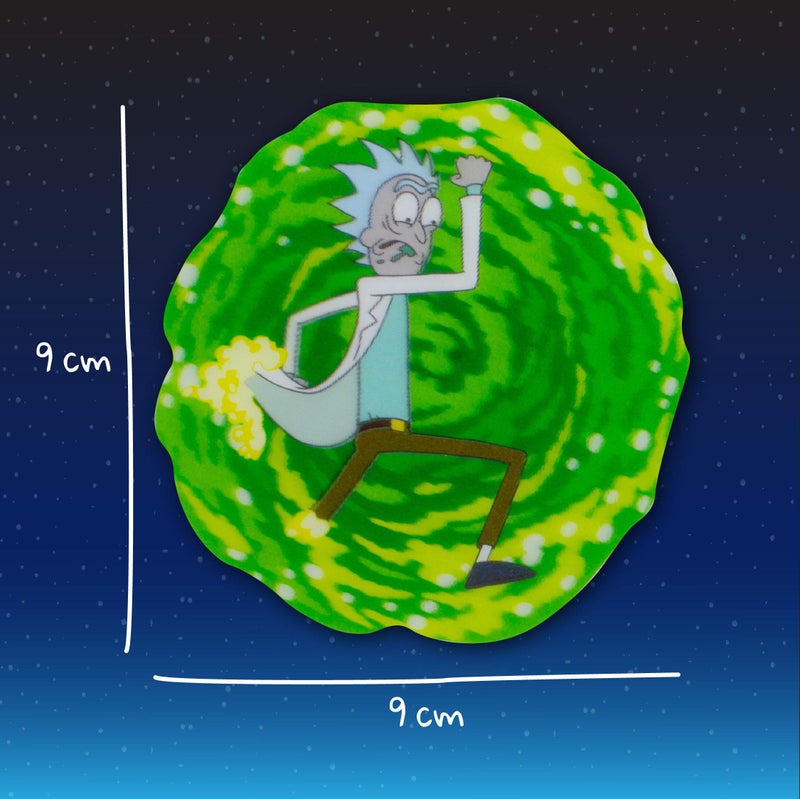 Paladone Rick and Morty 3D Set of 4 Drink Coasters, Multi Colored, 4 Count - Image 4