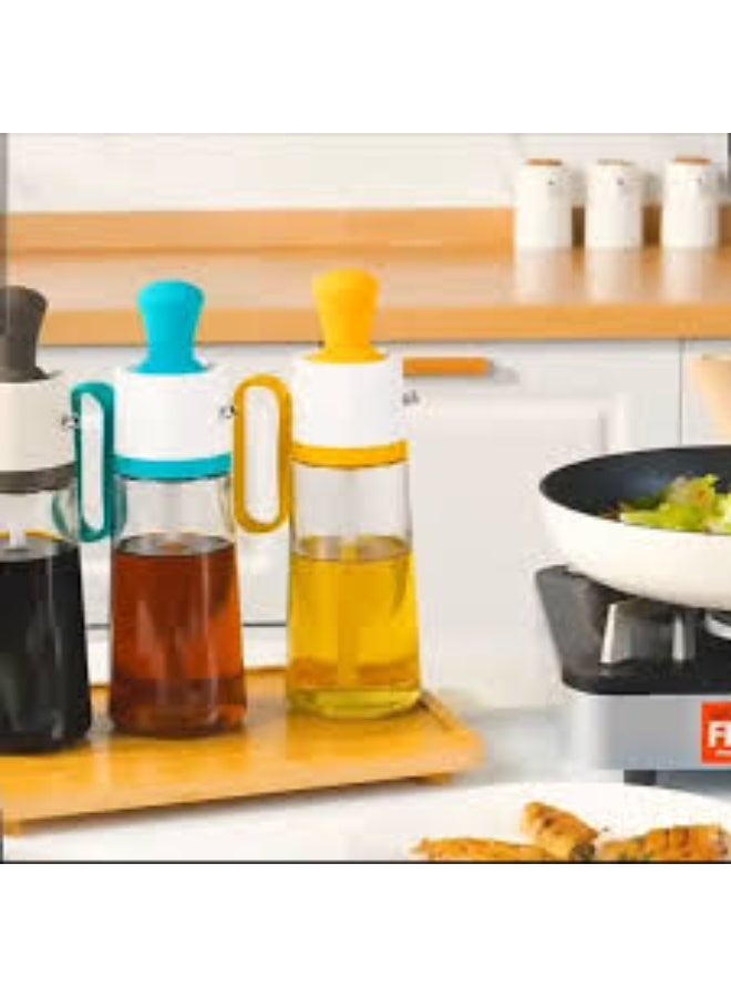 زجاجة زيت مع فرشاة سيليكون 650 مل - 2 في 1 - Image 2