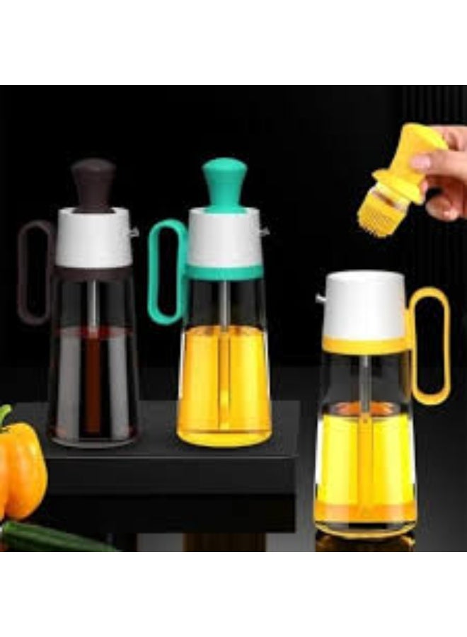 زجاجة زيت مع فرشاة سيليكون 650 مل - 2 في 1 - Image 4
