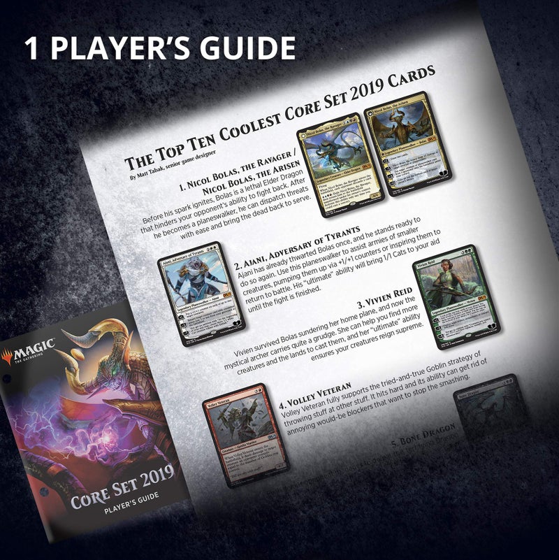Magic the Gathering Magic: The Gathering Core Set 2019 Bundle | 10 Booster Packs | Accessories - Image 4