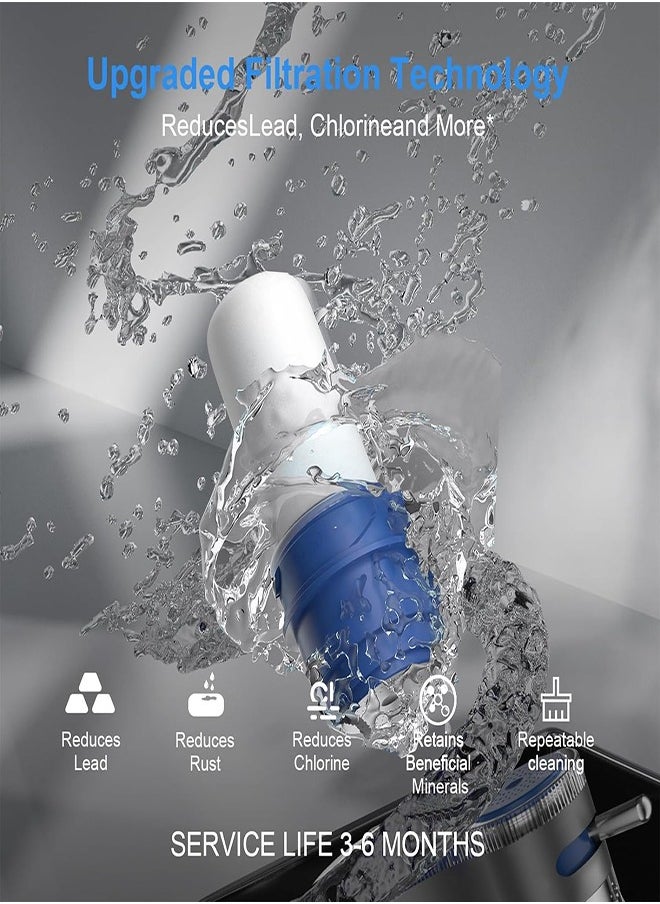 DMG TECH - Faucet Water Filter 400 Gallon Faucet Installed Water Filtration System to Reduce Chlorine Bad Taste Ceramic Filter - Image 1