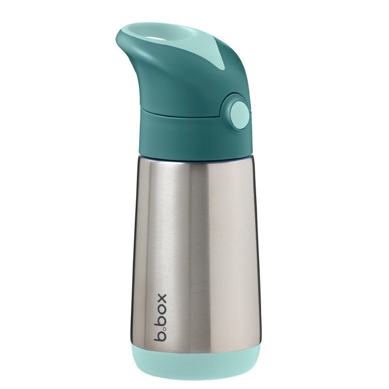 b.box Insulated Drink & Water Bottle | Insulated Double Wall Stainless Steel | Keeps Drinks Cold up to 8hrs, Warm up to 6hrs | 350ml/12(emerald forest) - Image 1