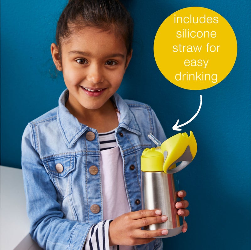 b.box Insulated Drink & Water Bottle | Insulated Double Wall Stainless Steel | Keeps Drinks Cold up to 8hrs, Warm up to 6hrs | 350ml/12(emerald forest) - Image 3