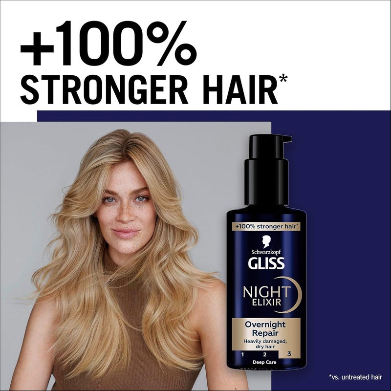 Gliss Schwarzkopf Night Elixir Overnight Repair, 100ml - Image 1