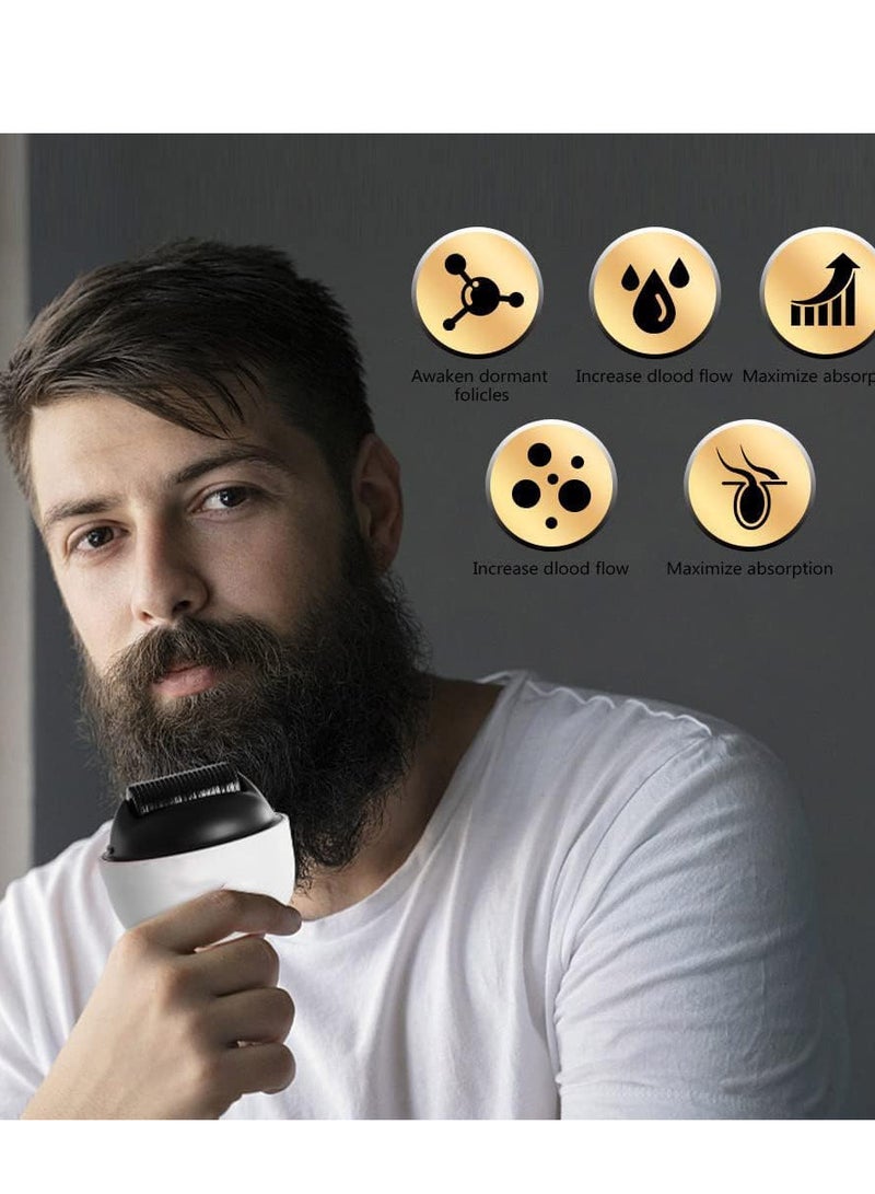 إسكدنيا أسطوانة بكرة اللحية الصغيرة، بكرة إبرة صغيرة محمولة، 1200 بكرة إبرة تيتانيوم دقيقة للعناية بالبشرة، تصغير المسام، تفتيح لون البشرة، نمو الشعر للسفر، التنزه، رحلة عمل، 0.5 مم - Image 4