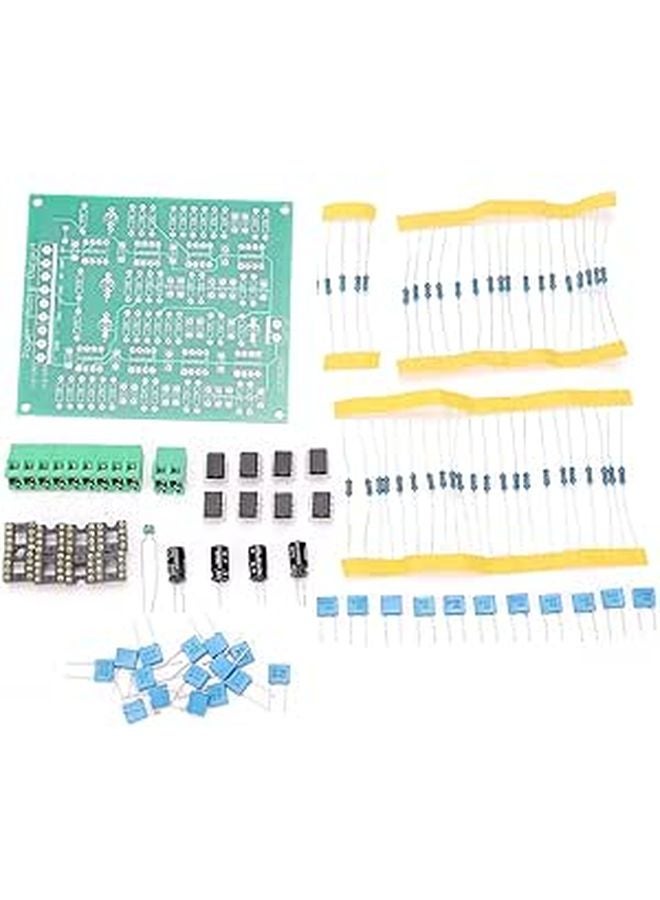 NE5532 وحدة مكبر الصوت المسبق طقم DIY 3 قنوات إخراج مزدوج DC 9-15V 24dB أوكتاف صوت - Image 1