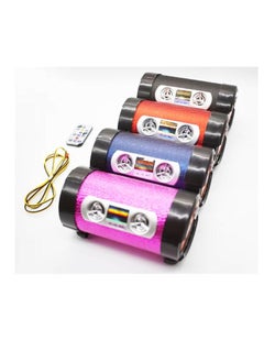 Generic Bazooka 4 inch, Bluetooth, USB, suitable for car and home, remote control, different colors, one piece  - Image 1