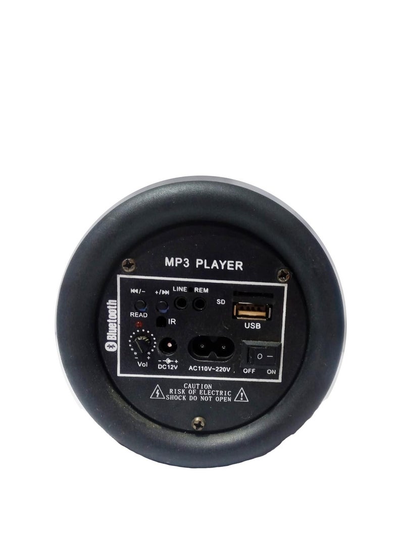 Generic - Bazooka 4 inch, Bluetooth, USB, suitable for car and home, remote control, different colors, one piece - Image 1