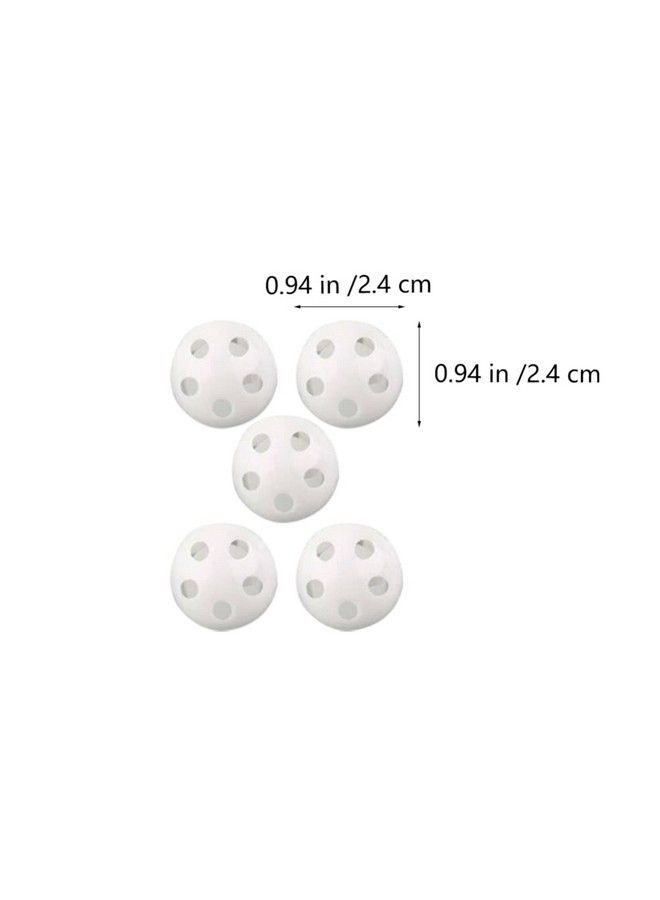 Toyvian 50Pcs Rattle Balls Inserts: Round Doll Noise Maker Repair Fix Toy Rattle Noise Maker Squeaker Replacement Rattle Insert Crafts Accessories 24Mm - Image 3