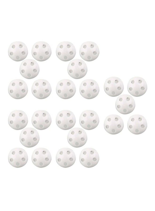 Toyvian 50Pcs Rattle Balls Inserts: Round Doll Noise Maker Repair Fix Toy Rattle Noise Maker Squeaker Replacement Rattle Insert Crafts Accessories 24Mm - Image 2