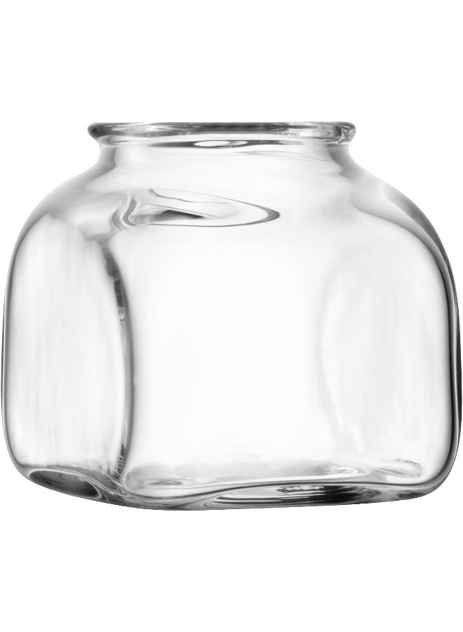 LSA Umberto Glass Vase 15cm Clear Modern Flower Vase (Poland) - Image 2