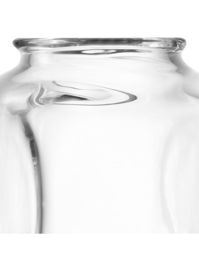 LSA Umberto Glass Vase 15cm Clear Modern Flower Vase (Poland) - Image 3