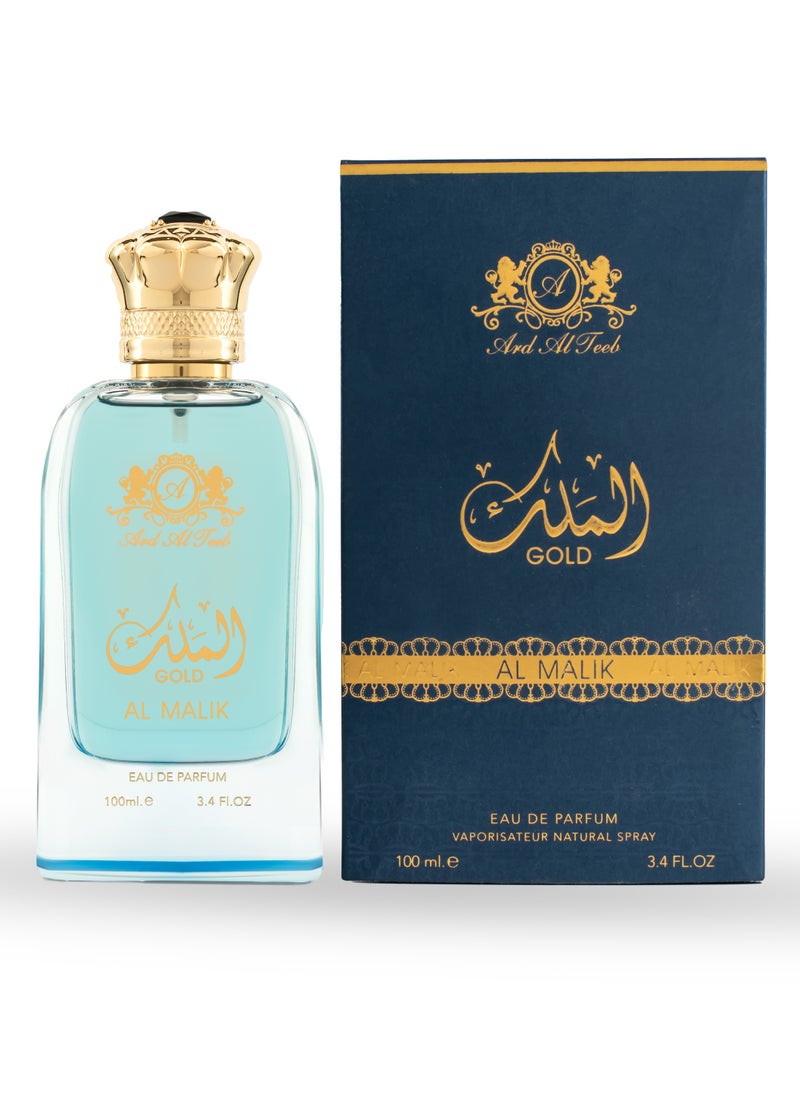 Ard Al Teeb Ard Al Teeb AL Malik Gold Eau De Parfum for Male 100 ml  - Image 1