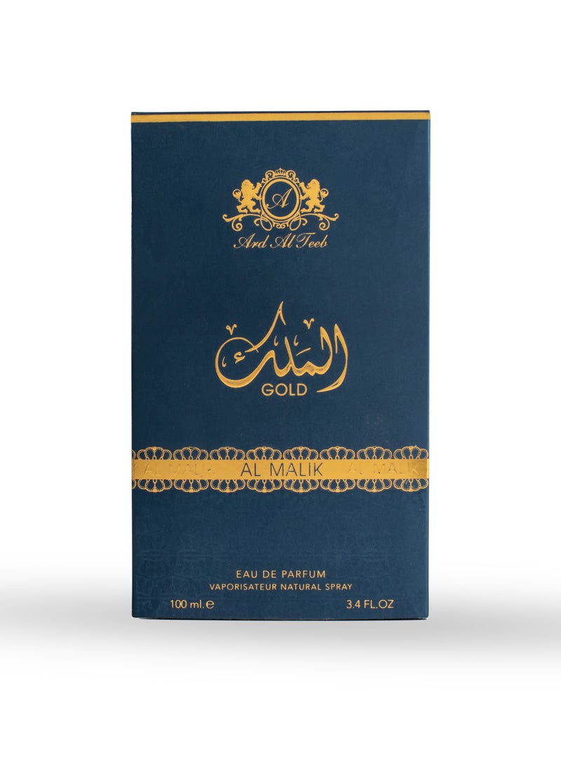 Ard Al Teeb Ard Al Teeb AL Malik Gold Eau De Parfum for Male 100 ml  - Image 3